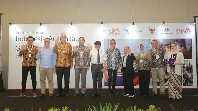 Acara Business Forum bertemakan “Indonesia-Australia Growing Together” Sabtu (21/10/2023), di Indonesia Convention Exhibition, BSD City, di sela-sela Trade Expo Indonesia 2023. (Dok katalis)