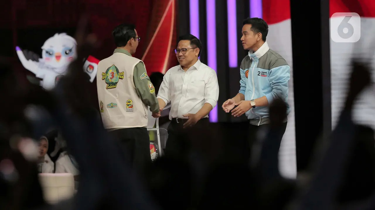 Momen Akhir Pelaksanaan Debat Keempat Capres-Cawapres Pemilu 2024