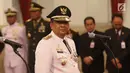 Wakil Gubernur Riau Edy Natar Nasution saat pelantikan di Istana Negara, Jakarta, Rabu (20/2). Edy Natar Nasution dilantik menjadi Wakil Gubernur Riau periode 2019-2024. (Liputan6.com/Angga Yuniar)