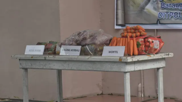 Bahan makanan selundupan asal Malaysia dimusnahkan di Kaltara