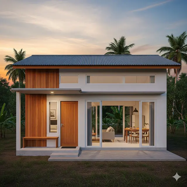 Desain Minimalis Satu Lantai