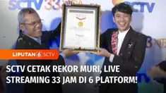 Perayaan Hari Ulang Tahun Ke-33 SCTV berlangsung megah dan meriah. Sederet musisi papan atas hingga artis juga ikut memeriahkan di malam puncak SCTV HUT Ke-33 extraordinary.