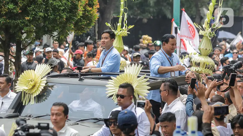 Prabowo-Gibran mendaftar Pilpres 2024