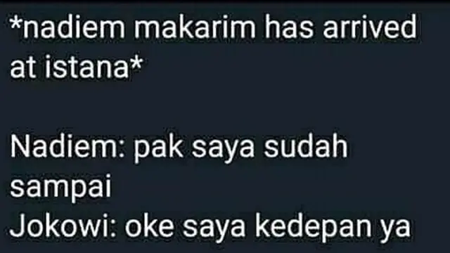 Nadiem Makarim Merapat ke Istana, Ini 5 Meme Kocak Ala Netizen