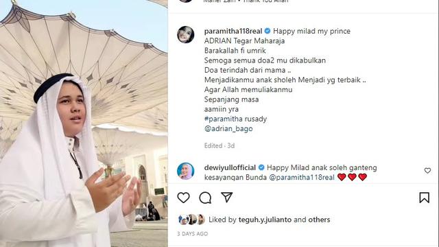 Paramitha Rusady menjalankan ibadah umrah (Foto: Instagram @paramitha118real)