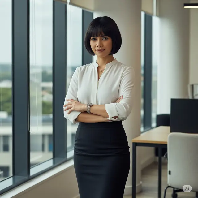 Gaya Rambut untuk Wanita Karier Usia 30-an. Foto: Gemini