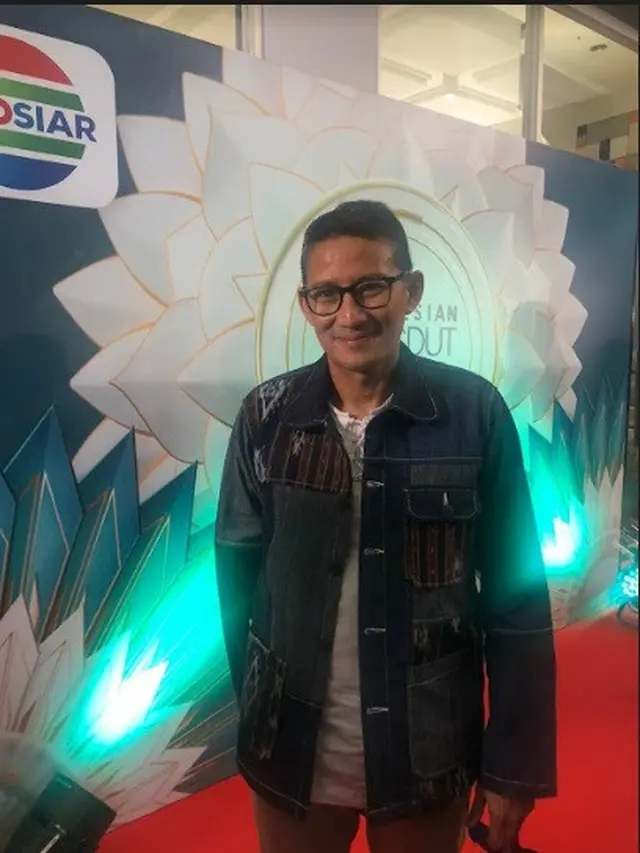 Menparekraf Sandiaga Uno hadir dalam Indonesian Dangdut Awards 2022 (Foto: dok. Indosiar)