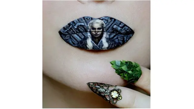 7 Lip Art Ini Terinspirasi dari Film, Keren Banget