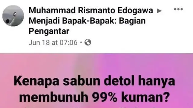 6 Potret Status Lucu Bapak-Bapak di Media Sosial, Receh Tapi Bikin Senyum