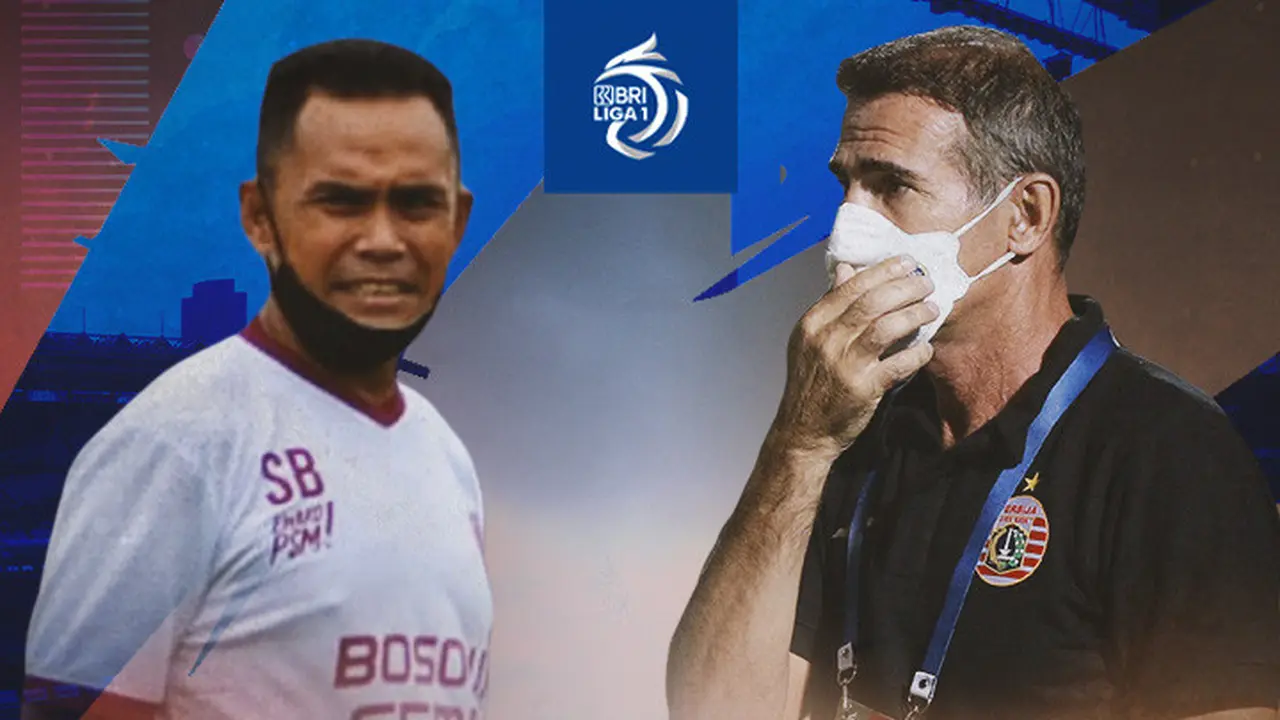 BRI Liga 1 - Duel Pelatih - PSM Makassar Vs Persija Jakarta