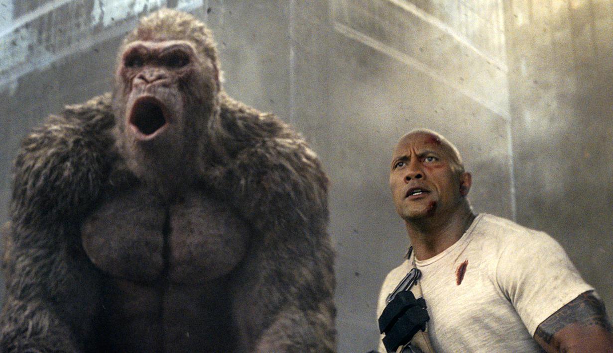 FOTO: Intip Adegan-Adegan Menegangkan dalam Film Rampage
