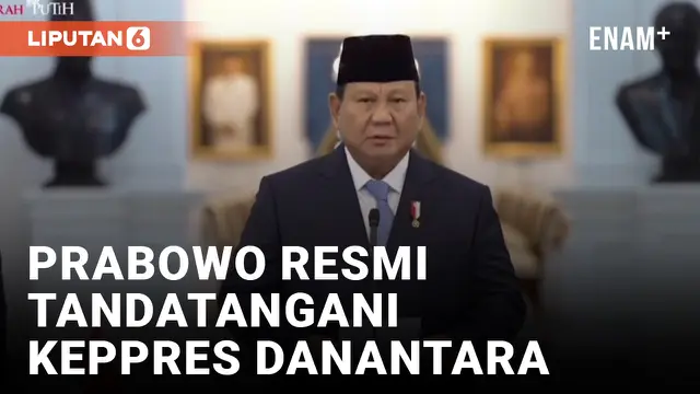 VIDEO: Prabowo Resmi Tandatangani Danantara dan Dewan Pengawas
