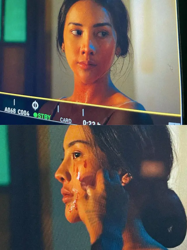 Berlumuran Darah, Ini 6 Potret Anya Geraldine saat Akting di Film Baru