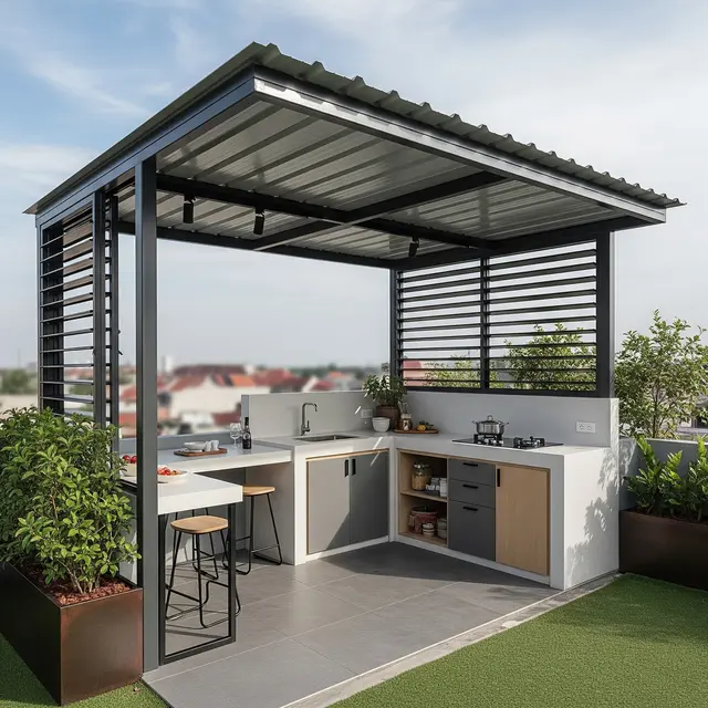Model Dak Dapur Minimalis (Image by Gemini AI)