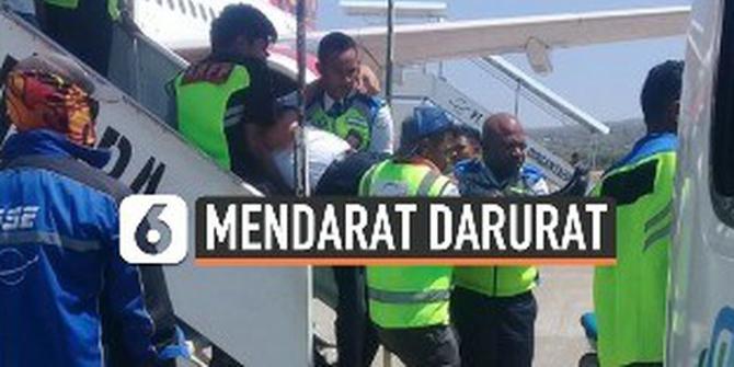 VIDEO: Pesawat Batik Air Mendarat Darurat di Kupang