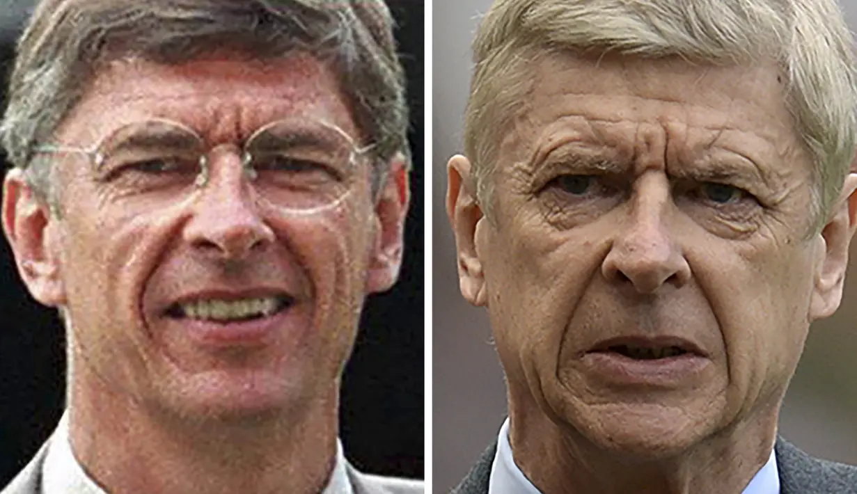 OKTOBER - Manajer Arsene Wenger menandai 20 tahun melatih Arsenal pada 1 Oktober 2016. Selama ditangani Wenger, The Gunners meraih sejumlah gelar, antara lain tiga trofi Premier League dan enam trofi Piala FA. (AFP/Oli Scarff)