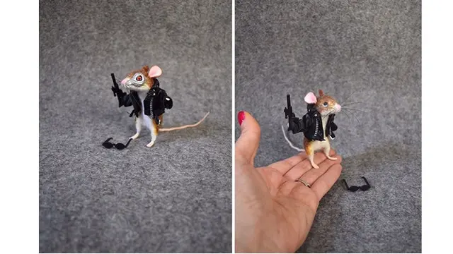 7 Boneka Tikus Ini Dibuat Mirip Karakter Terkenal, Detailnya Mengagumkan