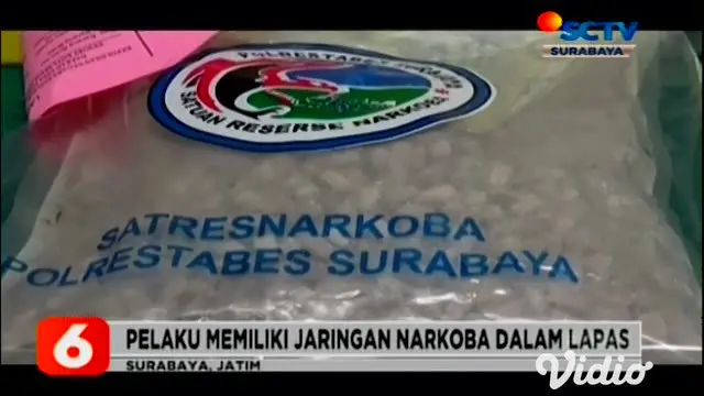 VIDEO: Akhir Perjalanan Pengedar Besar Narkoba di Surabaya