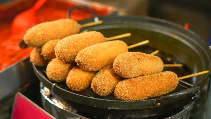 hotdog corndog ala korea