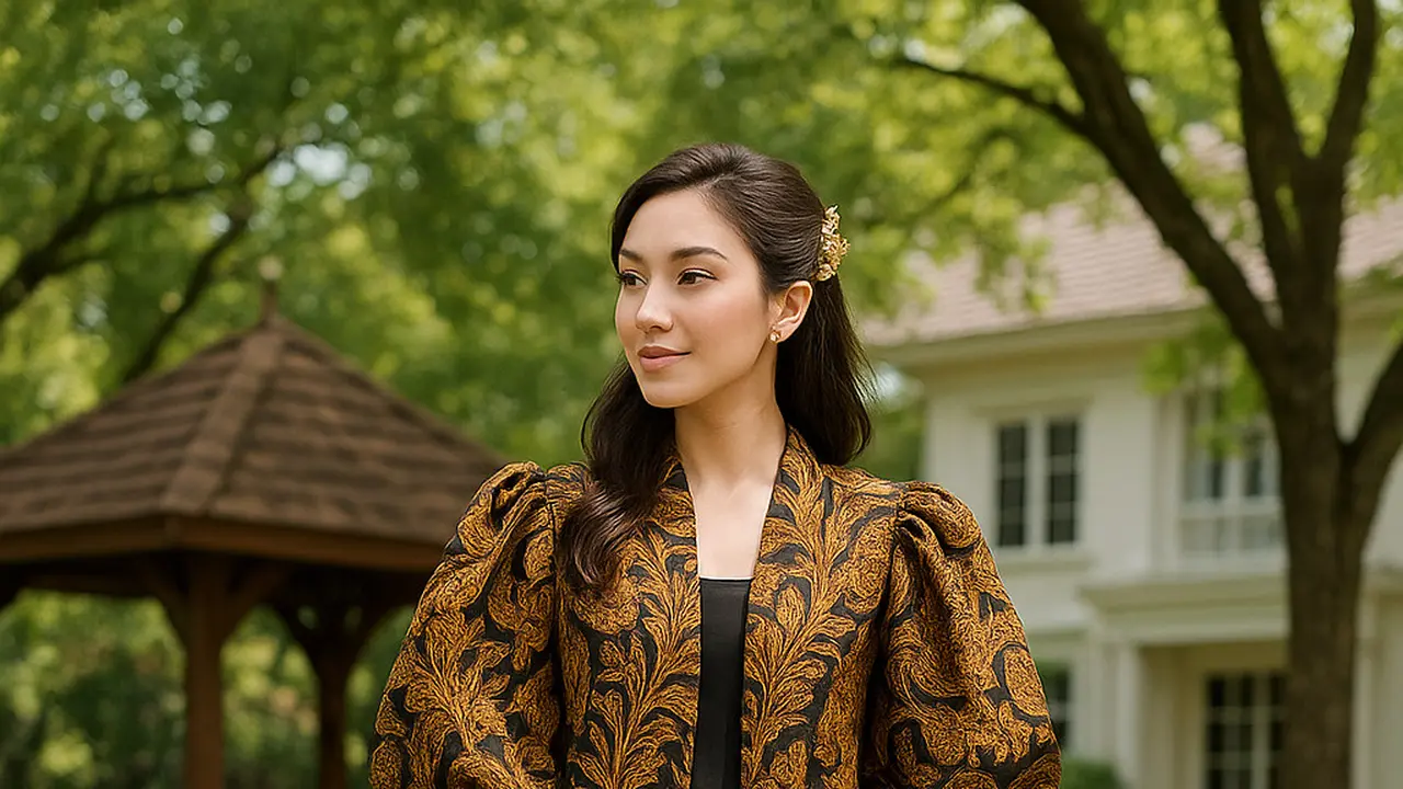 Outer Batik Lengan Panjang Kekinian