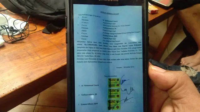 Dugaan Suap Proyek DAK Pare-Pare Terungkap dari Surat Pernyataan Tiga PNS (Liputan6.com/ Eka Hakim)