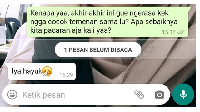 6 Chat Orang Ajak Pacaran Ini Gampang Banget, Bikin Geregetan