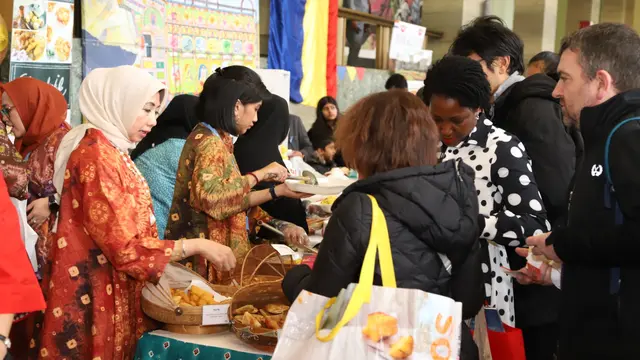 Indonesia berpartisipasi dalam bazar amal PBB di Jenewa. (Dokumentasi PTRI Jenewa)