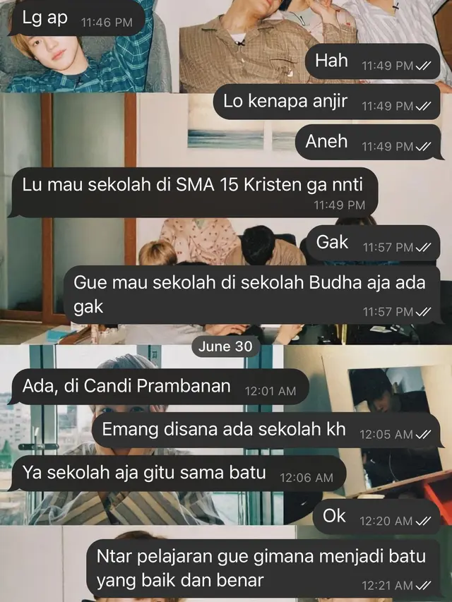 6 Chat Serius Bareng Teman Ini Berakhir Kocak, Bikin Ngakak