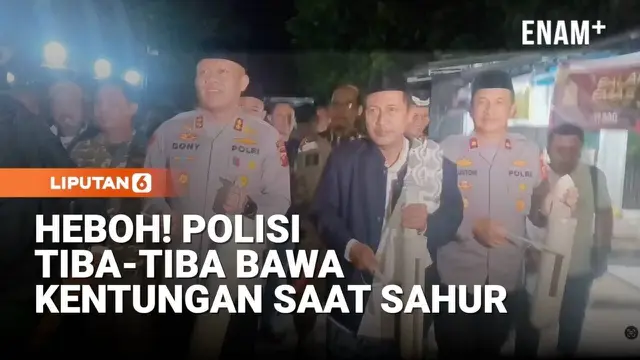 Tabuh Kentungan dan Bedug, Polisi Turun Tangan Jaga Ramadan