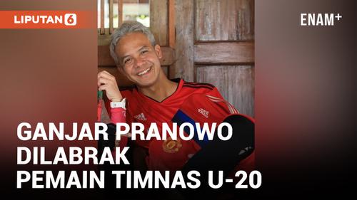 VIDEO: Pemain Timnas Indonesia U-20 Labrak Ganjar Pranowo