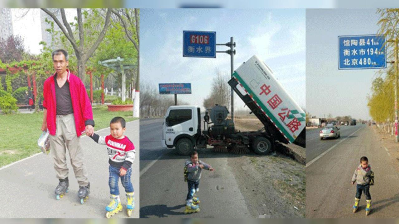 Pelajaran Hidup Ayah dan Anak Sejauh 540 Km dengan Rollerblade