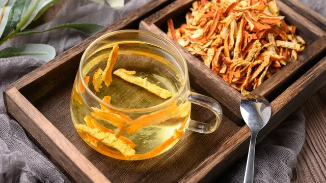 minuman sehat teh kulit jeruk