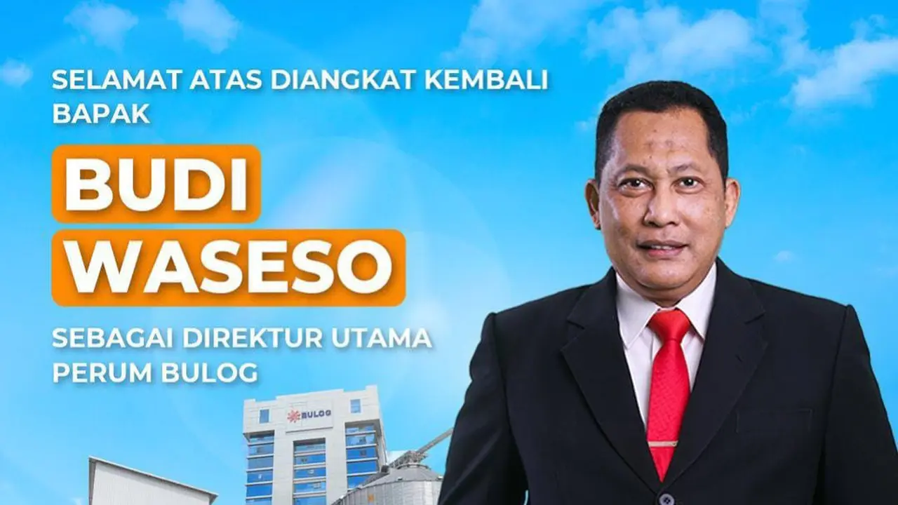 Menteri BUMN Erick Thohir kembali menunjuk Budi Waseso (Buwas) sebagai Direktur Utama Perum Bulog.