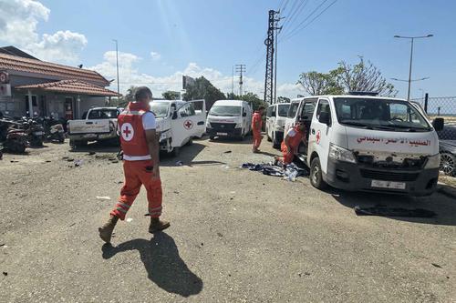 Serangan Udara Israel Hantam Markas Palang Merah Lebanon