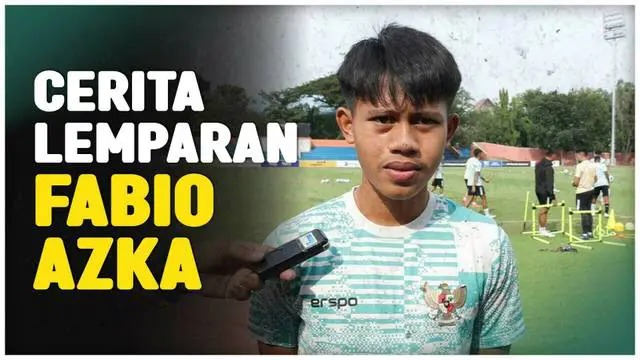 Berita video wawancara singkat dengan Fabio Azka, pemain timnas Indonesia U-19