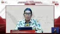 Kepala Eksekutif Pengawas Pasar Modal, Keuangan Derivatif dan Bursa Karbon Otoritas Jasa Keuangan Inarno Djajadi saat konferensi pers Asesmen Sektor Jasa Keuangan dan Kebijakan OJK, Senin (4/12/2023). (Foto: tangkapan layar/Elga N)