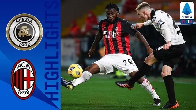 Berita video highlights laga pekan ke-22 Liga Italia 2020/2021 antara Spezia melawan AC Milan yang berakhir dengan skor 2-0, Minggu (14/2/2021) dinihari WIB.