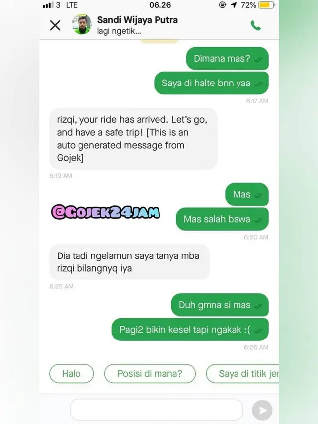 Momen Lucu Saat Driver Ojek Online Salah Bawa Penumpang Ini Bikin Heran