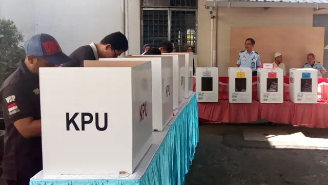 Pemilih Pemilu 2019 di Lapas Lowokwaru Malang Berkurang Separuh
