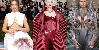 Tampil tidak sesuai tema ‘Gilded Glamour’, beberapa busana yang dikenakan selebriti di Met Gala 2022 ini dinilai yang terburuk.