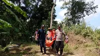 Warga Kebumen tewas terlilit jaring dan tenggelam di Sungai Lukulo. (Foto: Liputan6.com/Humas Polres Kebumen)