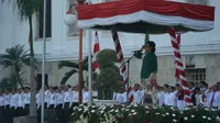 Cantiknya Sri Mulyani ‎Pimpin Upacara Hari Kemerdekaan ke-71 RI