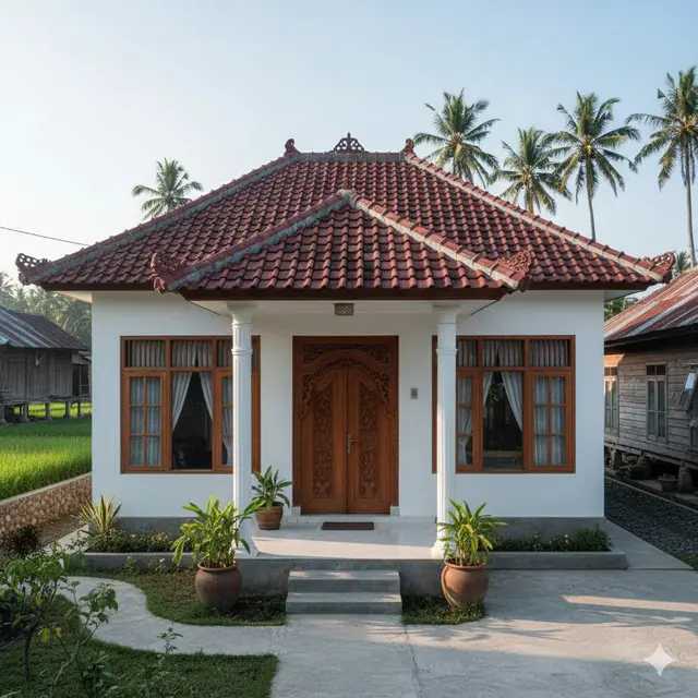 Model Rumah Murah Tapi Elegan 2025. Gemini