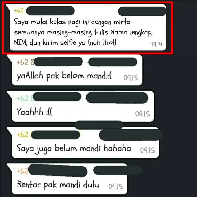 7 Chat Lika Liku Kuliah Online Ini Kocak Banget