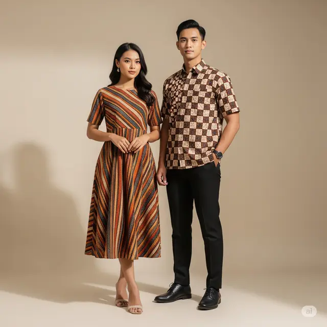 6 Model Baju Batik Couple Kombinasi Terbaru Tahun 2025: Tampil Serasi dan Menawan