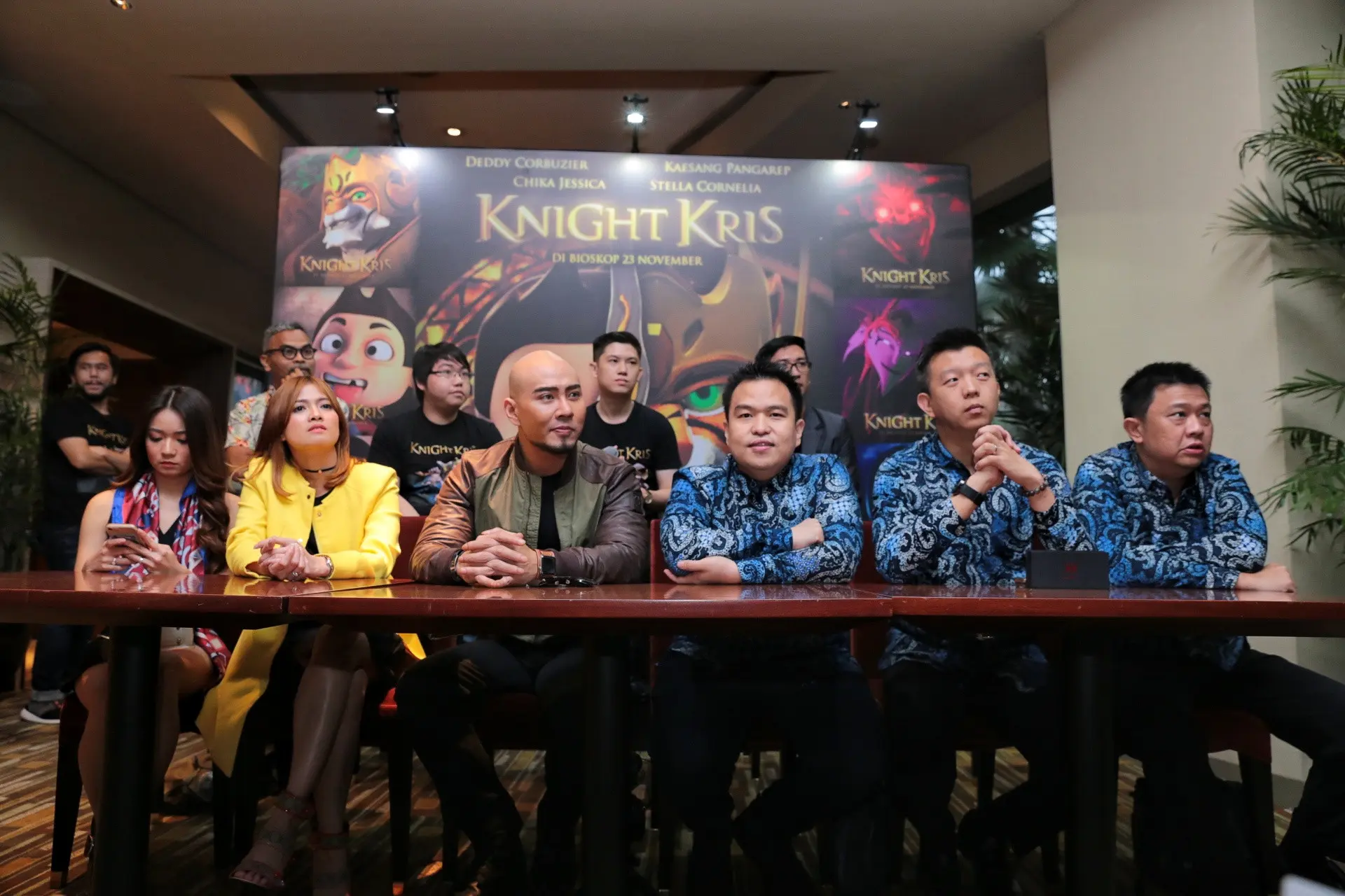 Preskon film Knight Kris (Adrian Putra/bintang.com)