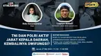 Liputan6 Update Jumat, 27 Mei 2022 pukul 11.00 WIB menyajikan laporan dari segala penjuru dengan tema TNI dan Polri Aktif Jabat Kepala Daerah, Kembalinya Dwifungsi?

Laporan Langsung
- Apa itu Cacar Monyet dan Gejalanya
- Penerapan Ganjil Genap d...