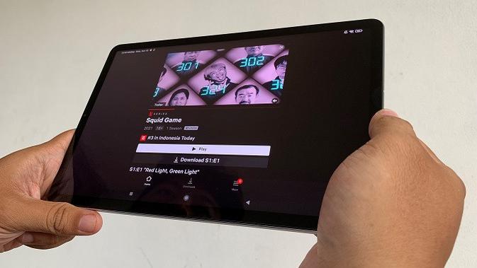 Dukungan Dolby Vision yang ada di Xiaomi Pad 5 (Liputan6.com/Agustinus M. Damar)