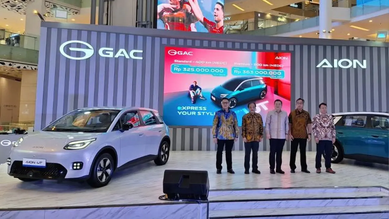 GAC Resmi Umumkan Harga Untuk Aion UT, Termurah Rp 325 Juta (Arief A/Liputan6.com)