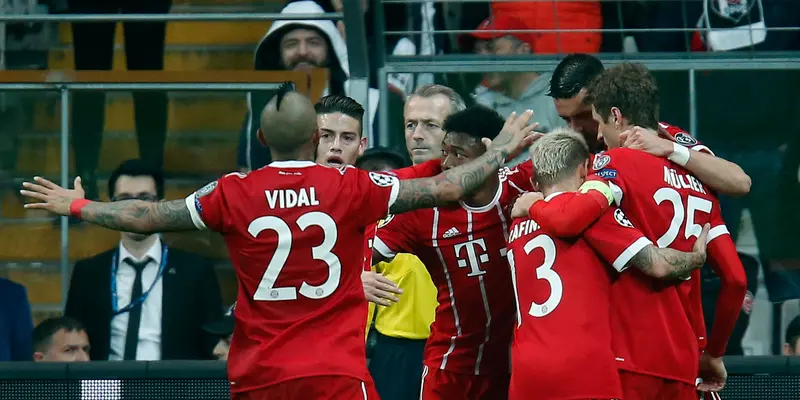 Agregat 8-1 Atas Besiktas, Bayern Munchen Mulus ke Perempat Final